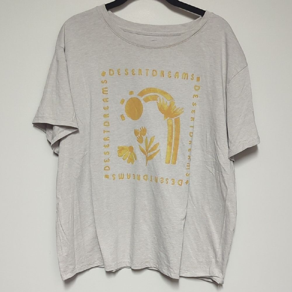 Sonoma Gray Cotton-Polyester Tee
